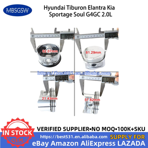 MBSGSWエンジンオーバーホールリビルドキットW/クランクシャフト & 4個ロッドfor Hyundai Tiburon Elantra Kia Sportage Soul G4GC 2.0L 2000-2012 - Product Image 3