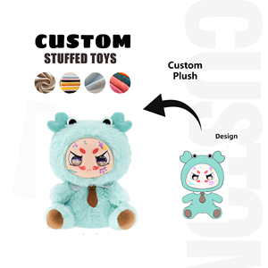 블라인드 박스 맞춤형 비닐 인형 인기 맞춤형 봉제 인형 비닐 얼굴 맞춤형 봉제 인형 장난감 - Product Image 1