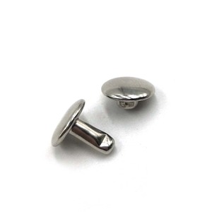 Rivets à <span class=keywords><strong>double</strong></span> capuchon personnalisés en métal noir, rivets étoile à <span class=keywords><strong>double</strong></span> tête 5mm 9mm, rivets à tête plate en acier inoxydable à <span class=keywords><strong>double</strong></span> capuchon - Product Image 5