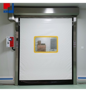 Portes rapides à enroulement en PVC les mieux notées avec capteur infrarouge, portes rapides à récupération rapide pour usine alimentaire, portes rapides à fermeture éclair - Product Image 5