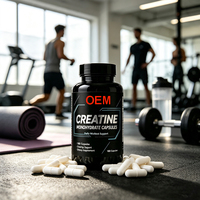 Suplemen Kapsul Creatine Monohydrate Formula Khusus Creatine Monohydrate Pendukung Energi Otot untuk Dewasa Creatine Olahraga