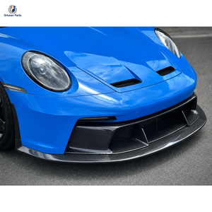 Para Porsche 911 <span class=keywords><strong>992</strong></span> <span class=keywords><strong>GT3</strong></span> 2021-2024: Kit de carrocería de fibra de carbono seca estilo retrofit para mejora, que incluye parachoques delanteros, parrilla, labio, faldones laterales y escape. - Product Image 5