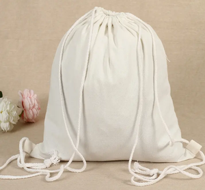 Bolsas de Algodón con Cordón y Logotipo Personalizado, Bolsas de Algodón Reciclables para Polvo, Bolsas de Embalaje Impresas para Compras al por Menor - Product Image 5