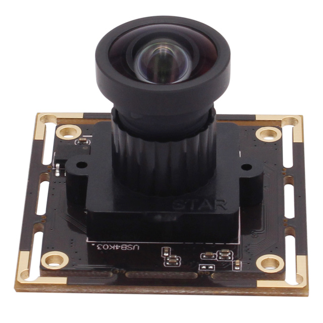 ELP 4K USB Camera Module Ultra HD Wide Angle 170 Degree Fisheye Lens High Speed 30fps IMX415 Camera