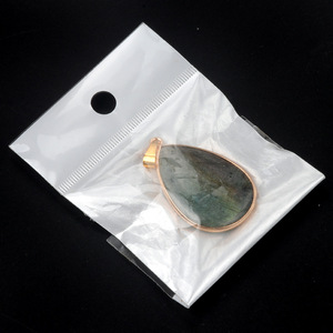 Pendentif goutte d'<span class=keywords><strong>eau</strong></span> en labradorite polie avec bordure en cuivre, collier goutte d'<span class=keywords><strong>eau</strong></span> en pierre de lune grise semi-<span class=keywords><strong>précieuse</strong></span>, vente en gros - Product Image 4