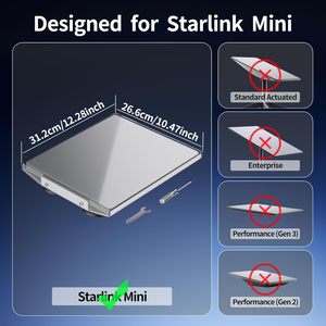 Support magnétique pour voiture DAIERTEK Starlink Mini, cadre en aluminium, fixation au toit avec housse de protection, capacité de charge de 265 lb, robuste, pour téléviseur portable - Product Image 2