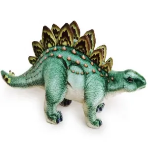 מפעל סיטונאי מציאותי קטיפה סטגוזאורוס דינוזאור צעצוע ממולא דינוזאור בפלאש צעצוע