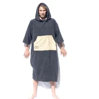 Custom Microfiber Surf Poncho for Adult, Hooded Towel