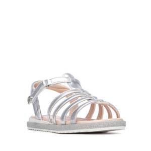 Xti Girls' Low Sandal Silver 34 <b>Flat</b> Strappy Design - Product Image 2