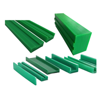 Rail de guidage en nylon plastique sur mesure, bande de glissière en plastique, bande PE pour machines