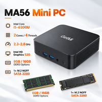 ODM Core I5 6200U 8 16GB 256 512GB 4K Dual HD-MI Display Type C Win 11/10 Mini PC Gaming Micro Desktop Komputer Kantor Kerja