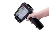 Imprimante portable multi-étiquettes pour gobelets en plastique, codes QR, numéros de lot, dates d'expiration et logos, avec impression jet d'encre de 1 pouce