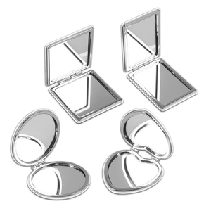 <span class=keywords><strong>กระจก</strong></span>แต่งหน้าหนัง PU พิมพ์ลาย UV สองด้านไม่มี<span class=keywords><strong>กระจก</strong></span>ว่างออกแบบได้ตามต้องการ <span class=keywords><strong>DIY</strong></span> สีขาวจำนวนมากขายส่ง - Product Image 2