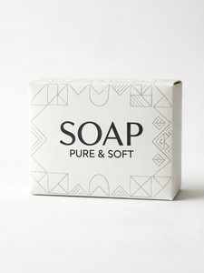 Custom Printed Soap Packaging Box White Card <strong>Paper</strong> Folding <strong>Carton</strong> With Logo - Product Image 4