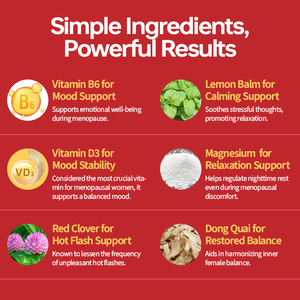 Complément pour <span class=keywords><strong>la</strong></span> <span class=keywords><strong>ménopause</strong></span> pour femmes, capsules d'équilibre hormonal pour les sueurs nocturnes, les bouffées <span class=keywords><strong>de</strong></span> chaleur et les changements d'humeur avec racine <span class=keywords><strong>de</strong></span> cohosh noir - Product Image 4