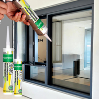 Sellador de Silicona Neutro Avanzado, Adhesivo de Secado Rápido, Resistente a la Intemperie, para Uso en Construcción, Cartucho de un Componente (280ml/300ml)