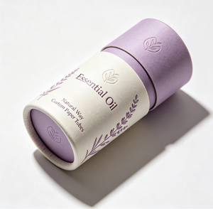 Tube en papier kraft personnalisé pour crème pour les yeux, bougie, huile essentielle, parfum, emballage durable en carton cylindrique - Product Image 5