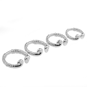 SacKnove hombres adultos placer Metal Acero inoxidable cuerda floja en forma de C prepucio resistencia consolador juguetes sexuales cocinar anillo hombre - Product Image 5