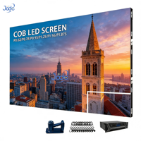 Jode P0.9 P1.2 P1.5 P1.8 P2 P2.5 P3 Tam Renkli Ultra İnce GOB COB Sabit İç Mekan LED Video Duvar Panel Ekran Görüntüsü