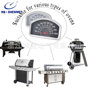 Thermomètre de cuisson en forme d'éventail SW OEM/ODM pour la viande, idéal pour les grils à charbon de bois, les fours et les barbecues - Product Image 5
