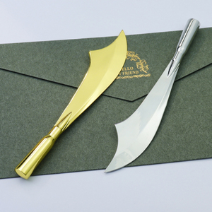 Dao thủy tinh Keychain thư viện mở cắt nhỏ nữ tính thấp thủ công tip cho Katana Bộ dụng cụ phóng đại giấy thanh kiếm thư Opener - Product Image 2