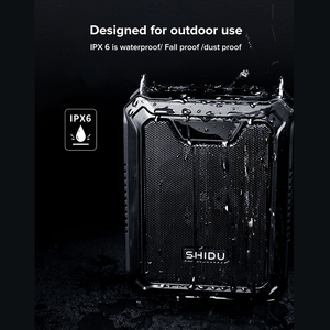 Máy khuếch đại giọng nói không dây Bluetooth di động, sạc lại được, chống nước IPX5, UHF, 25W SHIDU dành cho giáo viên - Product Image 3