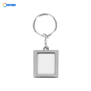 Nhôm Chèn In Ấn Thăng Hoa Khoảng Trống Hình Chữ Nhật Móc Khóa Hai Mặt In Ấn Kim Loại Móc Chìa Khóa Khoảng Trống A-22 - Product Image 4