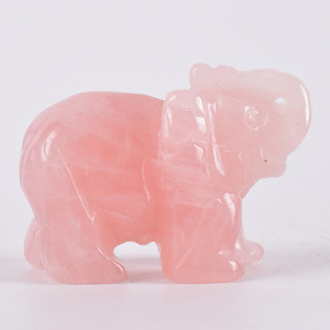 Colgante de ágata <span class=keywords><strong>roja</strong></span> de <span class=keywords><strong>jade</strong></span>, animal, cristal, elefante, cuarzo - Product Image 5