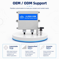 Capteur de pression LoRaWAN 0-2,5 MPa ±0,5% FS, haute précision, transmetteur sans fil longue portée pour l'automatisation industrielle M2M