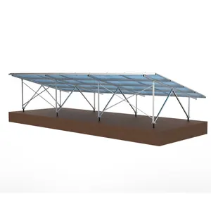 Aluminum Alloy Solar Panel Mounting Ground Mount Solar Racking System Installation