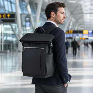 Mochila con Logotipo Personalizado de Fábrica, <span class=keywords><strong>Bolsa</strong></span> para Portátil de 17.3 Pulgadas, Estilo Minimalista para Negocios, Deportes, Viajes, Escuela, Impermeable, con Cierre, Ligera, con USB - Product Image 4
