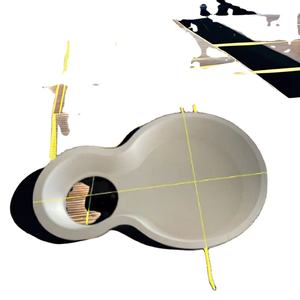 OEM Bagasse Tek Kullanımlık Paket Servis Seyahat Bardak Tutucu ve Yiyecek Tepsisi - Product Image 3