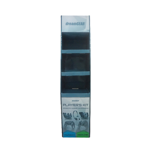 Tùy chỉnh 3 <span class=keywords><strong>Tier</strong></span> giấy các tông sản phẩm sàn hiển thị đứng các tông sóng carton Rack hiển thị - Product Image 5