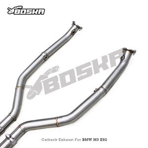 Tuyaux d'échappement en acier inoxydable personnalisés Z Mid Pipes pour BMW M3 E90/E92/E93 4.0L 2008-2013, soupape à vide, silencieux Catback - Product Image 2