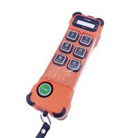 Télécommande radio sans fil industrielle HENJEL H106 à 6 touches et 1 vitesse pour grue
