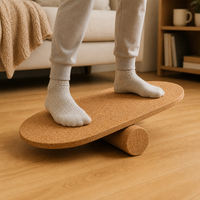 Planche d'équilibre en bois écologique antidérapante, planche d'équilibre en bois naturel pour la pratique du surf