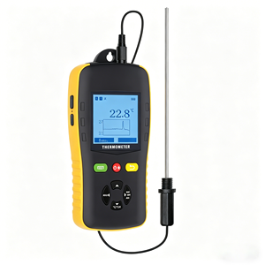 เครื่องวัดอุณหภูมิอุตสาหกรรมอเนกประสงค์พร้อมหัววัด PT100/PT1000 จอแสดงผล LCD การสื่อสารผ่าน USB - Product Image 5