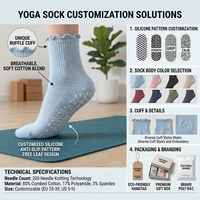 Chaussettes de Pilates personnalisées OEM pour femmes, brodées, à volants, chaussettes de ballet athlétiques, chaussettes de yoga antidérapantes, antidérapantes