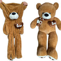 Peluche géante en tissu non rembourré, ours en peluche, best-seller