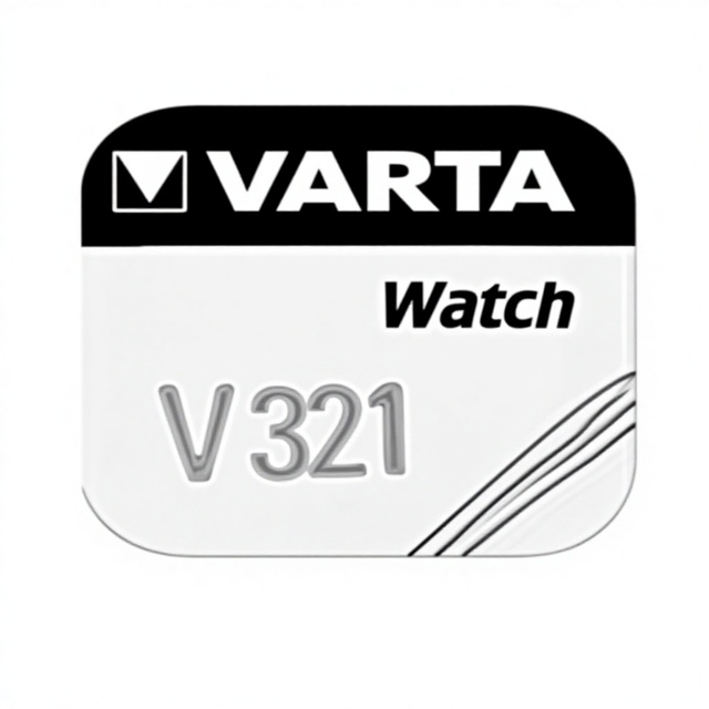 Varta 321 SR616SW 1.55V Rechargeable Silver Oxide Button Watch Battery Pack of 4