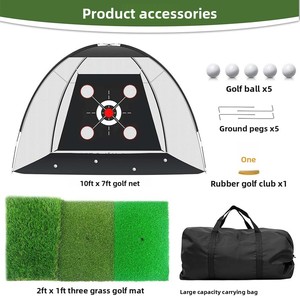 Red de Práctica de <span class=keywords><strong>Golf</strong></span> Multifuncional para Exteriores, con Cuatro Orificios, de Poliéster, para <span class=keywords><strong>Swing</strong></span> y Chipping, Superventas - Product Image 5