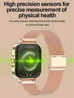 BT5.3 GPS Sport uhr Puls Bluts auer stoff Blutdruck messung Gesundheits uhr Smartphone Uhr für Damen Damen