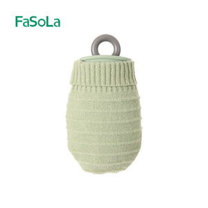 Silicone Hot Water Bottle Portable Hand Warmer For Women With Bear And Bunny Design Warm Compress Bedtime Use - Product Image 5