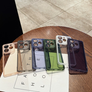Funda Protectora para Teléfono Móvil de TPU Transparente, Impermeable, Antideslizante, <span class=keywords><strong>con</strong></span> Protección Completa para la <span class=keywords><strong>Cámara</strong></span>, Multicolor, para 16-13 Pro Max - Product Image 2