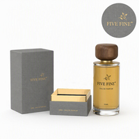 Boîtes rigides faites à la main avec gaufrage personnalisé et pelliculage mat, noires, vides, emballage cadeau unique pour parfum, emballage créatif pour flacon d'huile parfumée