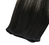 Extensions de cheveux naturels 100% humains double trame Genius Weft couleur personnalisée, très appréciées, douces et naturelles, pour coiffures de salon populaires