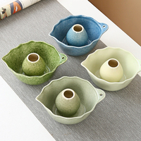 Ensemble de bols à matcha de style européen à prix d'usine avec bec verseur, fouet à thé et support de fouet, logo personnalisable