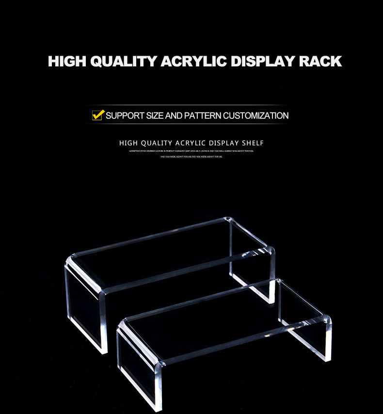 Transparent acrylic display riser display cabinet acrylic base display ...