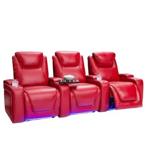 Geekmodern Modern tasarım yüksek ayarlanabilir fabrika fiyat Online güç kaynağı ev sineması sinema kanepe oturma masaj fonksiyonları ile