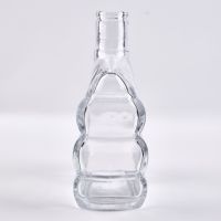 Bouteille de whisky et de vin de luxe personnalisée avec estampage à chaud, capacité personnalisable pour l'affichage en bar